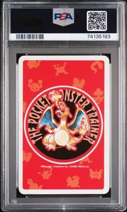 [PSA 9] Pokemon 1998 Vintage Charizard Bulbasaur Poker card Mint - Image 2