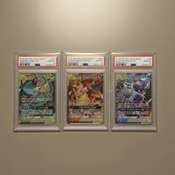 Pokemon Remix Bout sm11a - Charizard, Venusaur & Blastoise PSA 10 - Image 1