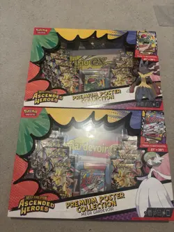 Ascended Heroes Premium Poster Collection Lucario & Gardevoir SHIPPED TODAY🚚🔥 - Image 1