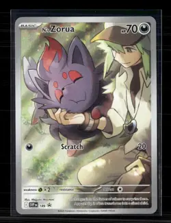 Pokemon 2025 Scarlet & Violet Promo N'S Zorua #SVP EN 189 - Image 1
