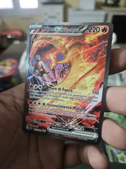 Carta Pokemon Moltres Ex del Team Rocket 229/182 Rivali Predestinati Ita - Mint - Image 1