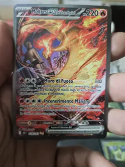 Carta Pokemon Moltres Ex del Team Rocket 229/182 Rivali Predestinati Ita - Mint - Image 2