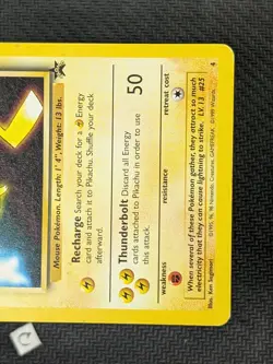 Pikachu 4 - WOTC Black Star Movie Promo Pokemon TCG MP - Image 5