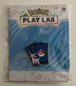 Pokemon EUIC 2026 Play Lab Exclusive Espeon Pin Badge New & Sealed - Image 1