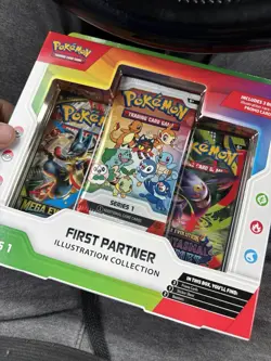 Pokemon TCG First Partner Illustration Collection Series 1 Box SEALED. - Image 1
