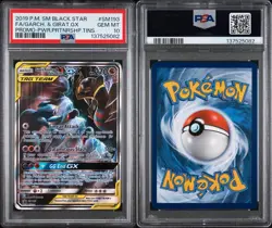 PSA 10 GARCHOMP & GIRATINA GX SM193 BLACK STAR PROMO SUN & MOON TAG TEAM POKEMON - Image 3