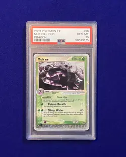 PSA 10 Muk ex #96 EX Dragon 2003 Pokemon GEM MINT - Image 1