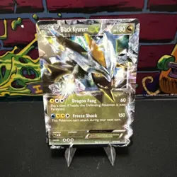 Black Kyurem EX 101/149 Boundaries Crossed Holo Pokemon - Image 1