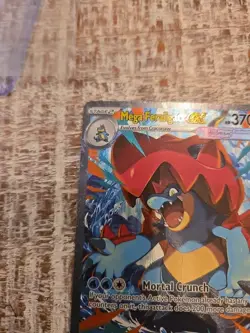 Pokemon TCG Mega Feraligatr EX 274/217 Ascended Heroes Special Illustration Rare - Image 4