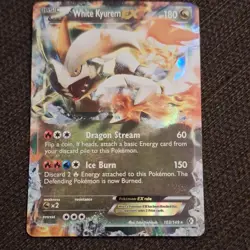 Pokemon TCG White Kyurem EX 103/149 Boundaries Crossed 180HP Holo Rare - Image 1