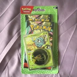 Pokemon TCG Mega Evolution–Ascended Heroes Promo Booster Pack Erika Tangela - Image 1