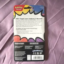 Pokemon TCG Mega Evolution–Ascended Heroes Promo Booster Pack Erika Tangela - Image 2