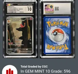 Pokemon CGC 10 Gem Mint Charmeleon Illustration Rare Holo 169/165 SV151 2023 - Image 3