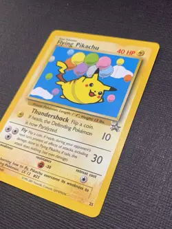 Flying Pikachu 25 WOTC Black Star Promo Pokemon TCG - Image 5
