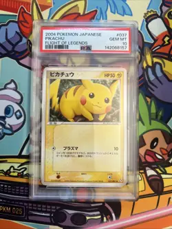 2004 Japanese Pokemon Pikachu Flight Of Legends PSA 10 Unlimited *Pop 33* - Image 1