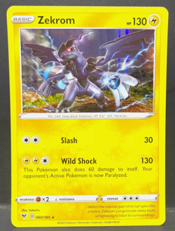 Pokemon - Zekrom - 060/185 - Holo Rare - Vivid Voltage - NM/M - NEW - Image 1