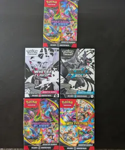 Pokemon TCG Lot - 5x Booster Bundles EMPTY - DISPLAYS - Image 1