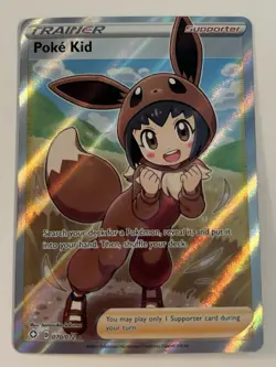 Pokemon TCG Poke Kid 070/072 - Shining Fates - Holo - Ultra Rare - Full Art NM - Image 1