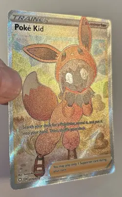 Pokemon TCG Poke Kid 070/072 - Shining Fates - Holo - Ultra Rare - Full Art NM - Image 2