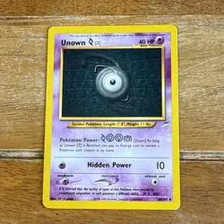 Unown [Z] 60/105 – Neo Destiny – Vintage WOTC – Pokemon TCG - Image 1
