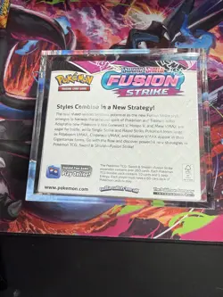 Pokemon Fusion Strike Booster Box 36 Packs, Sealed with acrylic case fresh - Image 2
