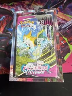 Pokemon Fusion Strike Booster Box 36 Packs, Sealed with acrylic case fresh - Image 4