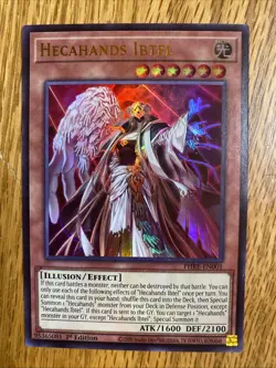 🔥Yu-Gi-Oh! - Hecahands Ibtel - PHRE-EN001 - Ultra Rare - NM🔥 - Image 1