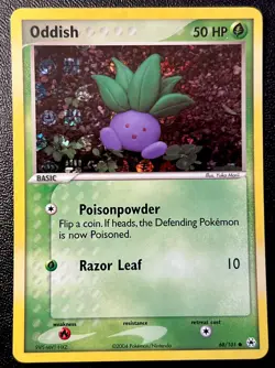 Oddish 68/101 NM Reverse Energy Symbol Holo Hidden Legends Pokemon Card! - Image 1