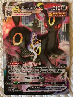 Pokemon Card TCG Umbreon TG23/TG30 VMAX Ultra Rare Full Art Brilliant Stars!! - Image 1