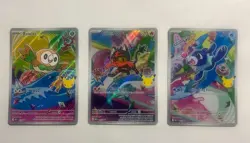 Pokemon 2026 First Partner Illustration Collection Series 1 Promos Set 43-45 - Image 1