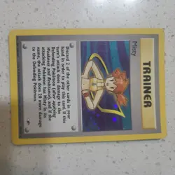Pokemon Misty Holo Rare Trainer 18/132 Gym Heroes WOTC 2000 MP - Image 2