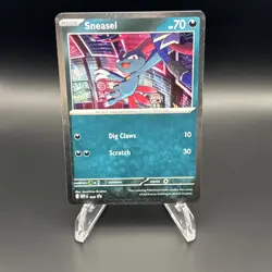 Sneasel 020 Black Star Promo - Cosmos Holo - Mega Evolution Promo - Pokemon TCG - Image 2