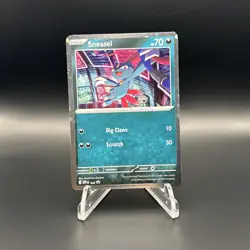 Sneasel 020 Black Star Promo - Cosmos Holo - Mega Evolution Promo - Pokemon TCG - Image 3