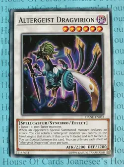 Altergeist Dragvirion DANE-EN033 Common Yu-Gi-Oh Card (U) New - Image 1