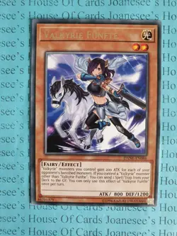 Valkyrie Funfte DANE-EN086 Rare Yu-Gi-Oh Card (U) New - Image 1