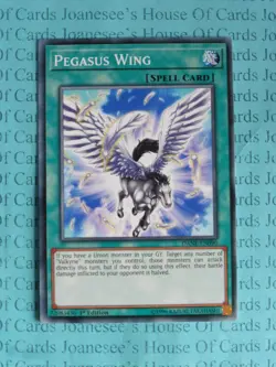 Pegasus Wing DANE-EN090 Common Yu-Gi-Oh Card 1st Edition New - Image 1