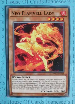 Neo Flamvell Lady DANE-EN014 Common Yu-Gi-Oh Card (U) New - Image 1
