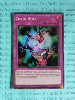 Chain Hole DANE-EN077 Super Rare Yu-Gi-Oh Card 1st Edition New - Image 1