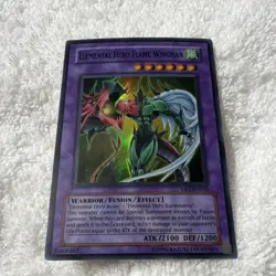 Elemental Hero Flame Wingman DP1-EN010 Foil English Fusion Wind 2100/1200 - Image 3