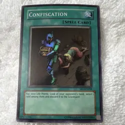 Confiscation SRL-EN038 Kazuki Takahashi Yu-Gi-Oh TCG - Image 1