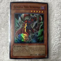 Elemental Hero Necroshade GX1-EN001 Holo Effect Yu-Gi-Oh! TCG - Image 1