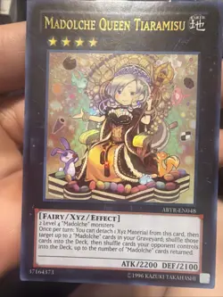 Yu-Gi-OH Madolche Queen Tiramisu Ultra Rare ABYR-EN048 1st Edition LP - Image 1