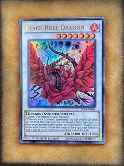 Yugioh Black Rose Dragon LC05-EN004 Ultra Rare Limited Edition NM - Image 1