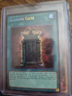 Yugioh Illusion Gate MZMU-EN023 Secret Rare 1st Edition NM - Image 2
