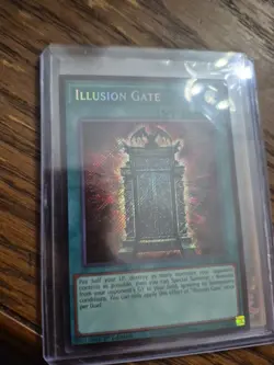 Yugioh Illusion Gate MZMU-EN023 Secret Rare 1st Edition NM - Image 4