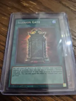 Yugioh Illusion Gate MZMU-EN023 Secret Rare 1st Edition NM - Image 5