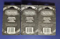 Yugioh Lot of 3 Sealed Blister Packs. LOB, MRD, IOC Booster Packs - Image 2