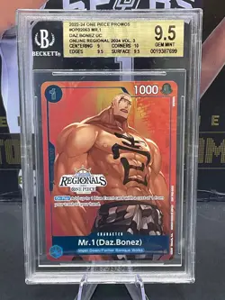 2022 One Piece OP02-063 Mr. 1 (Daz.Bonez) Online Regional 2024 Vol. 3 BGS 9.5 - Image 1