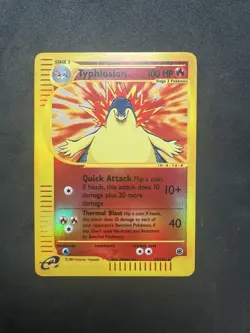 Typhlosion 64/165 Expedition Base Set Reverse Holo Rare Pokemon Card - Image 1