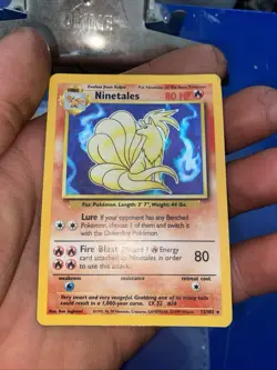 WOTC VINTAGE POKEMON CARDS RARE HOLO COMMON 1999-2000 LP NM LOT Magmar Ninetales - Image 4